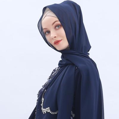 China Wholesale Multi Color RELIGION Women Lace Up Diamonds Face Covering Turban Muslim Hijab Scarf for sale