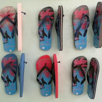 China China High Quality Palm Beach Plastic Strap Flip Flops Shoes Stock Men Coconut Shower Slipper for sale