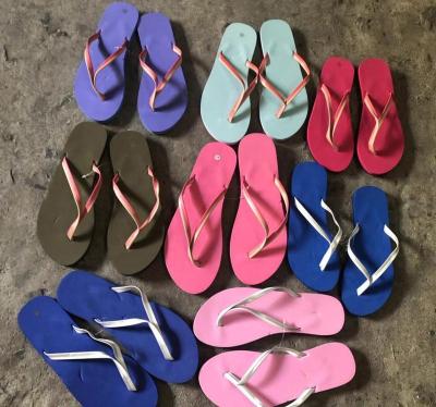 China Cheap Wholesale Anti-odor Women's Running Flip Flops PU Strap Eva Outsole Slippers for sale