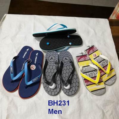 China Anti-odor Stock Lot Shoes Men Slippers EVA Beach Flip Flops for sale