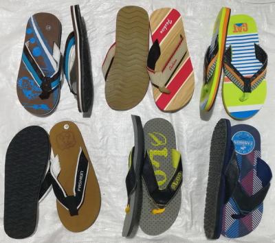 China Anti-Smell Stock Hex Shoes Men Fail Slippers TPR Flip Flops for sale