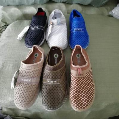 China Canvas release running lots EVA molded outsole to mesh upper athletic shoes for sale