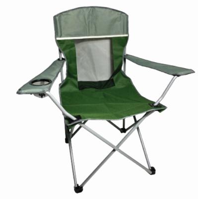 China Outdoor Luxury Portable Camping Chair Easy-Carry Lightweight Foldable Fishing Beach Chair with Cup Holder and 210 D Carry Bag for sale