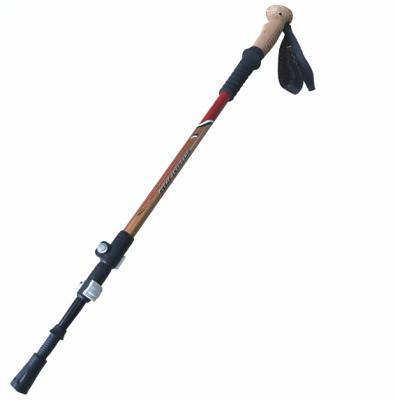 China 6061/7075 Telescopic Trekking Pole Adjustable Aluminum Folding Nordic Walking Pole for sale