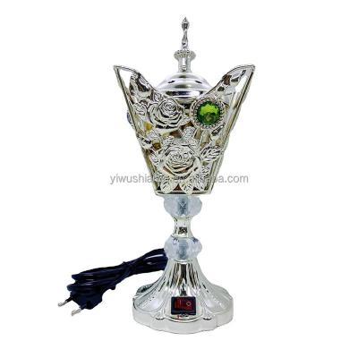 China Hot Selling Arab Electronic Censer Holders Bakhoor Home Decor Arabic Charcoal Burner for sale