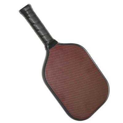 China Lightweight Weave Texture Aramid Fiber Pickleball Paddle With PP Honeycomb Core for sale