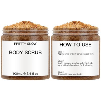 China Wholesale Exfoliator Custom Pure Vegan Private Label Organic Natural Wholesale Body Scrub for sale