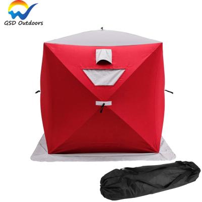 China Water and Ice Proof Outdoor Moisture Proof Fishing Cube Tent Carp Fishing Automatic Cube Bivvy Fishing Tent Carp Tent Shelter Waterproof Winter for sale