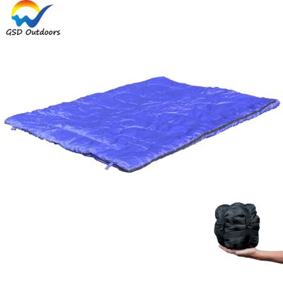 China China Factory Foldable Easy Carry Outdoor Sleeping Bag Double 4 Season Travel Wrap Warm Sleeping Bag Cold Weather Winter Sleeping Bag Camping Mat for sale