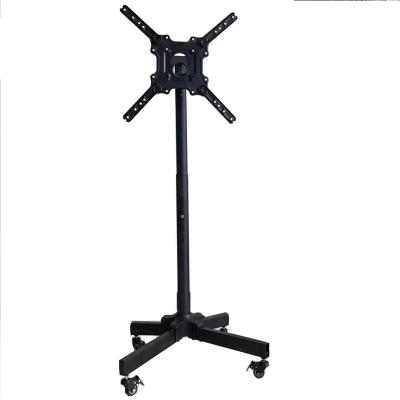 China Hot Selling Led LCD Plasma TV Mount TV Cart With Wheels For 32" To 55" Height Adjustable Removeable TV Stand Led TV Cart for sale