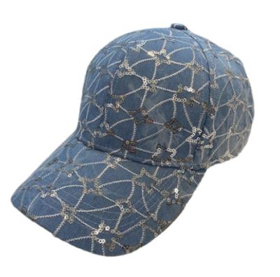 China Fashion trend sequin baseball cap outdoor sports shopping COMMON gorras baseball cap for sale