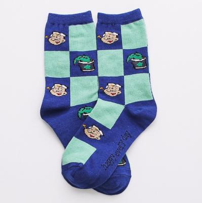 China Wholesale QUICK-DRYING cotton creative cute tube women's socks color cartoon socks for sale