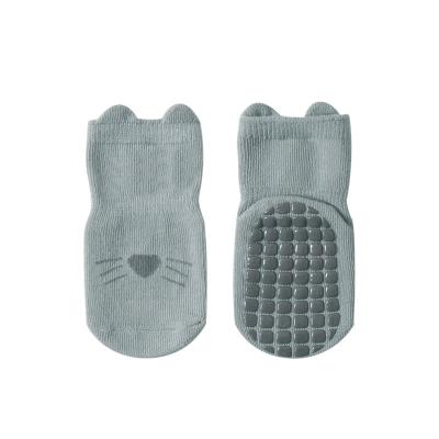 China Breathable Children Spring And Autumn New Early Education Breathable Non-slip Non-slip Floor Socks Baby Toddler Baby Floor Socks Combed Cotton for sale