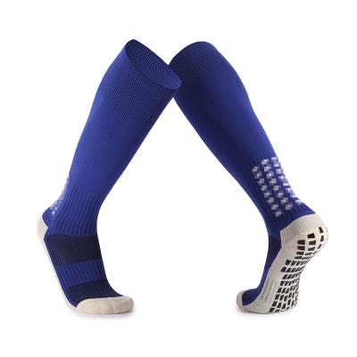 China Breathable Towel Thick Bottom Men Non-slip Socks Over The Knee Tube Comfortable And Breathable Rubber-soled Football Long Socks for sale