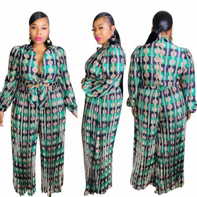 China New design Anti-wrinkle 5XL casual plus size clothing hot sale plus size women's two-piece formal office set ladies for sale