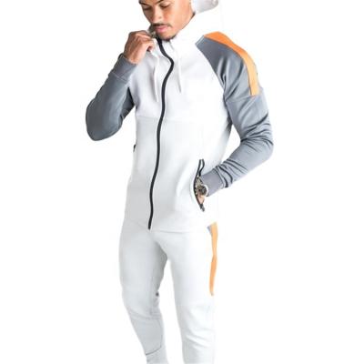 China New Design Color Block Breathable Jogging Tracksuit Men Running Jogging Tracksuit Men's Ne OEM Workout Clothes Zipper Jogging Tracksuit for sale