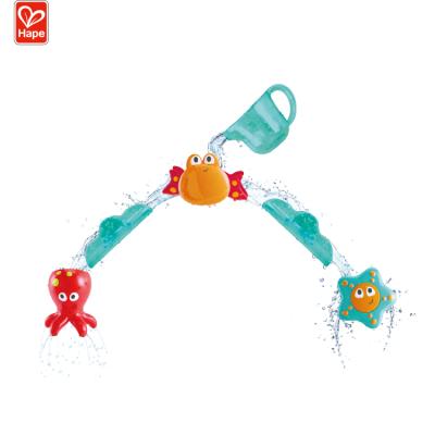 China Bath Toy Animal Shaped Baby Bathing Toys Bath Waterfall with Slideways and Suction Cups for sale