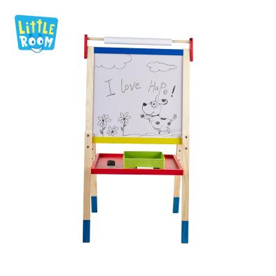 China Painting Easel 3 in 1 Art Easel With Paper Wooden Kids Easel Stand for Painting for sale