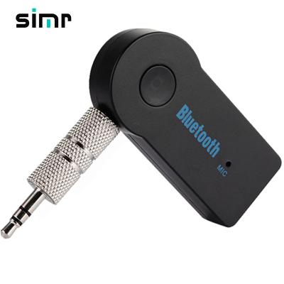 China AUX wireless audio receiver. Muiltiple player simr BT 5.0 music car receiver adapter 3.5mm bluetooth wireless handsfree for sale