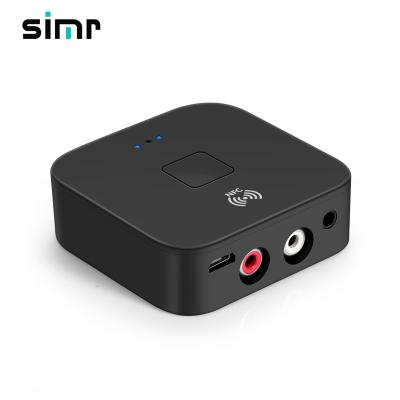 China Blue-tooth 5.0 NFC simr receiver 3.5mm RCA wireless high fidelity car audio adapter BT5.0 blue tooth receiver for sale