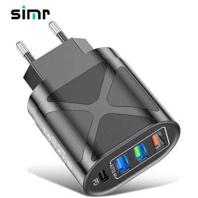 China Type-c type simr QC3.0 palladium palladium usb wall charger mobile phone/Ipad/Camera/PDA/MP3 charger USB-c power adapter wall charger adapter Dec for sale