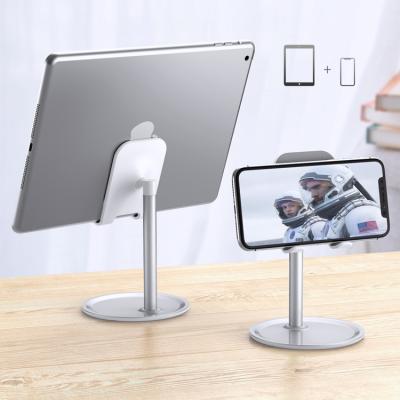 China Easy install simr flexible portable aluminum desktop stand living table and tablet adjustable holder for sale