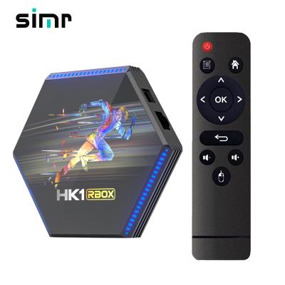 China simr Android TV Box 11.0 HK1 RBOX R2 RK3566 Quad Core Support 4K 2.4G /5G Wifi TV Box With All Channels TV Smart BOX SM RBOX R2 for sale