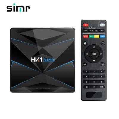 China 4K*2K UHD simr output dual wifi 2.4G/5.8G super HK1 disc play RK3318 Android HK1 SUPER ott tv box android SM 10.0 for sale