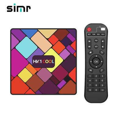 China cool simr HK1 Rockchip RK3318 quad core 4GB/32GB Wifi 4k Hd Android TV box set top box SM HK1 COOL for sale