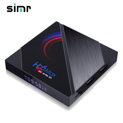 China Newest android tv box simr H96 6K max H616 with quad core tv box Android 10.0 2GB 4GB DDR3 16GB 32GB 64GB Smart Android TV box for sale