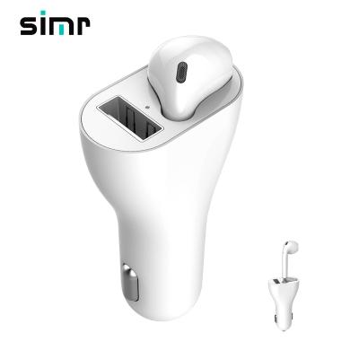 China Mini Usb Car Charger Lighter Usb Car Cigarette Charger Headset simr Cigarette Charging Wireless BT Headset Earbud Earphone for sale