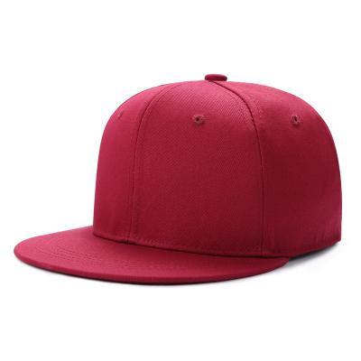 China COMMON Wholesale White Snapback Hat Plastic Panel Cap 6 Colors Printing Custom Embroidery for sale