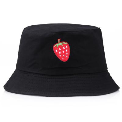 China Breathable Comfort Excellent Quality White Print Bucket Hats With Custom Logo for sale