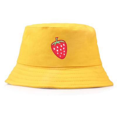 China Newest Image Factory Direct Selling Sunscreen Children Fisherman Caps Print Kid Bucket Hat for sale