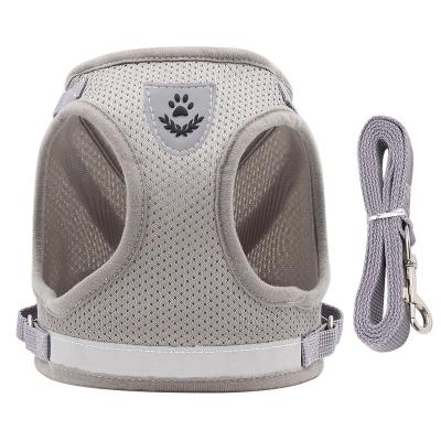 China Sustainable Manufacturers wholesale hot selling new dog safety belt belt vest pet chest strap reflective breathable dog harness for sale