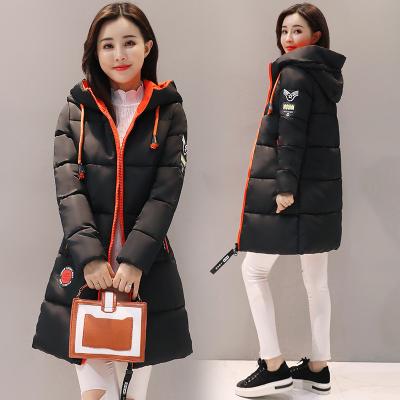 China Anti-wrinkle Women 2020 Winter Jacket Women Coat Hooded Outwear Female Parka Thick Cotton Padded Scratch Winter Female Basic Coats for sale