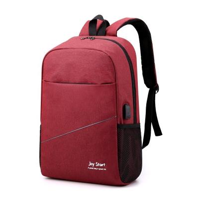 China With USB 15.6 Inch Large Capacity Outdoor Leisure Management Computer Waterproof Bag With USB Travel Laptop Backpack For Men Women Lady for sale