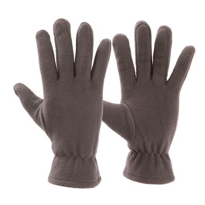 China Fashion\Wholesale custom made unisex polyester logo sports fleece thermal gloves comfortable\durable mitten for winter for sale