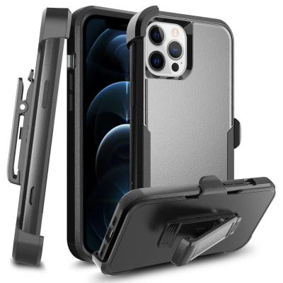 China Defender Shockproof Thick Strong Protective Cell Phone Cover Case For iPhone X XR XS XS Max 11 12 Belt Clip Heavy Duty Case for sale