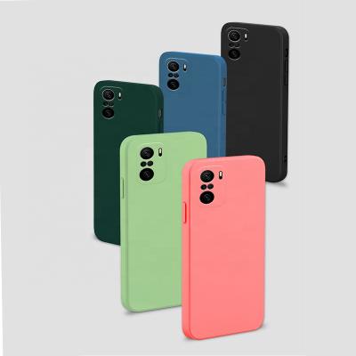 China Good Protection For Redmi K40 K40 Pro Phone Protective Case Cover Shockproof Liquid Silicone For Redmi K40 pro Xiaomi 10 11 for sale