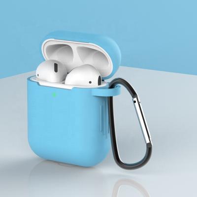 China Full Protective Anti-drop Silicone Case For AirPods Accessories Skin Cover For AirPods Wireless Charging Case for sale