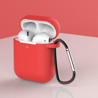 China Anti-drop Silicone Case for AirPods MatteCover for Airpod 2 and 1 Protective Skin Radio Charging Case for sale