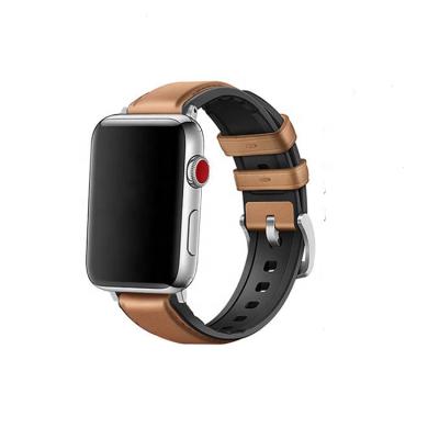 China Factory Wholesale Durable Leather Strap For Apple Watch Band Series 5 Sports Strap Band For IWatch for sale