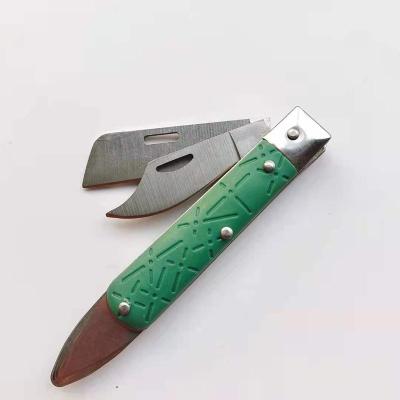 China Best Folding Multifunctional Pruning Grafting Professional Folding Knife Garden Cutter for sale