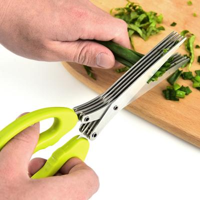 China Kitchen Scissors White Onion Cutter Scissors Scissors Stainless Steel Kitchen Vegetable Onion Cutter Multi Function for sale