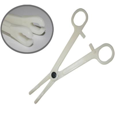 China New Star Body Forceps Disposable Tattoo Navel Piercing Slotted Forceps Hold Pliers Tattoo Piercing Tool Supply for sale