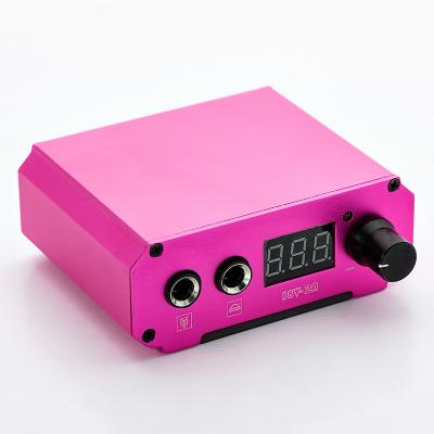 China Mini Tattoo Machine Power Supply 18V 1.5A LCD Digital Display Foot Pedal Tattoo Machine Power Supply for sale