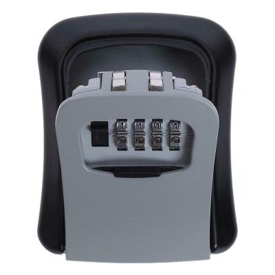 China Key Case 4 Digit Combination Key Lock Box Wall Mount Security Key Safe Storage Case Organizer for sale