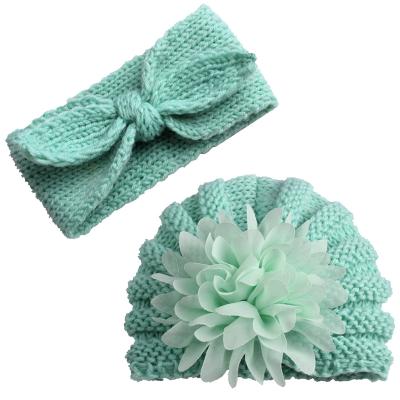 China Sweet Princess Style Beautiful Popular Baby Hat Style Hairball Pom Pom Accessories Baby Headdress for sale