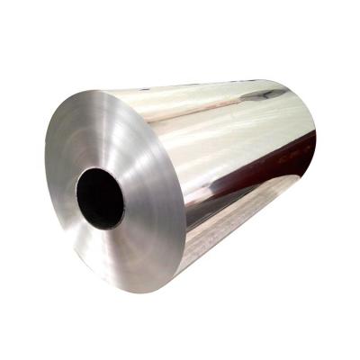 China Tensile strength â ‰ ¥ best sale 80MPa heat seal jumbo aluminum foil roll liding for sale